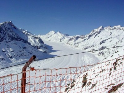 Blick auf den Gletscher