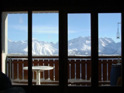 Blick auf den Balkon