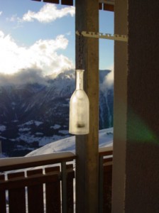 Blick aus dem Balkon